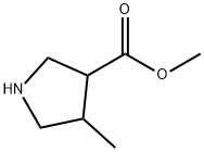 methyl 4-methylpyrrolidin-3-carboxylate Struktur