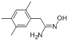 N-HYDROXY-2-(2,4,5-TRIMETHYL-PHENYL)-ACETAMIDINE Struktur