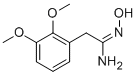 2-(2,3-DIMETHOXY-PHENYL)-N-HYDROXY-ACETAMIDINE Struktur