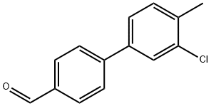 4-(3-Chloro-4-methylphenyl)benzaldehyde Struktur