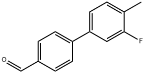 4-(3-Fluoro-4-methylphenyl)benzaldehyde Struktur