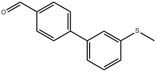 3'-METHYLSULFANYLBIPHENYL-4-CARBALDEHYDE Struktur