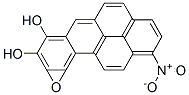 1-nitrobenzo(a)pyrene-7,8-diol-9,10-epoxide Struktur