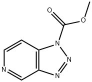 1H-1,2,3-Triazolo[4,5-c]pyridine-1-carboxylic  acid,  methyl  ester Struktur