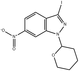 3-Iodo-6-nitro-1-(tetrahydro-2H-pyran-2-yl)-1H-indazole