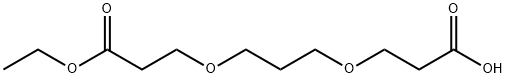 3-[3-(2-ETHOXYCARBONYL-ETHOXY)-PROPOXY]-PROPIONIC ACID
 Struktur