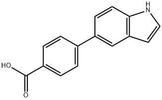 4-(5'-INDOLE)BENZOIC ACID
 Struktur