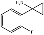 1-(2-FLUORO-PHENYL)-CYCLOPROPYLAMINE Struktur