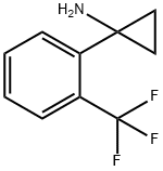 Cyclopropanamine, 1-[2-(trifluoromethyl)phenyl]- Struktur