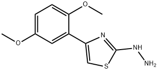 4-(2,5-DIMETHOXYPHENYL)-2(3H)-THIAZOLONE HYDRAZONE Struktur