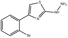 4-(2-BROMOPHENYL)-2(3H)-THIAZOLONE HYDRAZONE Struktur