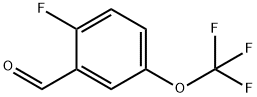 2-FLUORO-5-(TRIFLUOROMETHOXY)BENZALDEHYDE
 Struktur