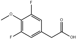 3,5-DIFLUORO-4-METHOXYPHENYLACETIC ACID Struktur