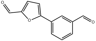 3-(5-Formylfuran-2-yl)benzaldehyde Struktur