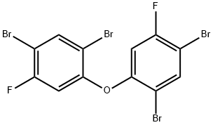 2,2',4,4'-TETRABROMO-5,5'-DIFLUORODIPHENYL ETHER Struktur