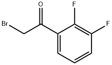 2-Bromo-2',3'-difluoroacetophenone, 2-Bromo-1-(2,3-difluorophenyl)ethan-1-one Struktur