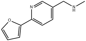 N-METHYL-[6-(2-FURYL)PYRID-3-YL]METHYLAMINE Struktur