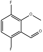 3,6-DIFLUORO-2-METHOXYBENZALDEHYDE Struktur