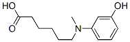 N-(5-CARBOXYPENTYL)-3-HYDROXY-N-METHYLANILINE Struktur