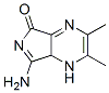 5H-Pyrrolo[3,4-b]pyrazin-5-one,7-amino-1,7a-dihydro-2,3-dimethyl-(9CI) Struktur