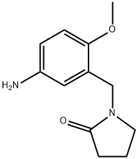 1-(5-amino-2-methoxybenzyl)pyrrolidin-2-one Struktur