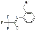 N-[2-(BROMOMETHYL)PHENYL]-2,2,2-TRIFLUOROACETIMIDOYL CHLORIDE Struktur