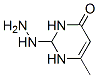 2-hydrazinyl-2,3-dihydro-6-methylpyrimidin-4(1H)-one Struktur