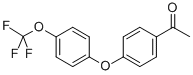 1-[4-(4-TRIFLUOROMETHOXY-PHENOXY)-PHENYL]-ETHANONE Struktur