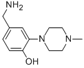 4-AMINOMETHYL-2-(4-METHYL-PIPERAZIN-1-YL)-PHENOL Struktur