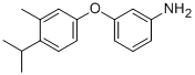 3-(4-ISOPROPYL-3-METHYL-PHENOXY)-PHENYLAMINE Struktur