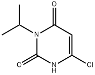 6-CHLORO-3-(1-METHYLETHYL)-2,4-(1H,3H)-PYRIMIDINEDIONE Struktur