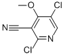 2,5-DICHLORO-4-METHOXY-3-PYRIDINECARBONITRILE Struktur