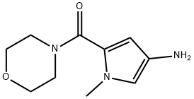 (4-AMINO-1-METHYL-PYRROL-2-YL)-MORPHOLIN-4-YL-METHANONE Struktur