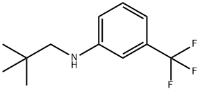 (2,2-DIMETHYL-PROPYL)-(3-TRIFLUOROMETHYL-PHENYL)-AMINE Struktur