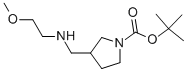 1-BOC-3-[(2-METHOXY-ETHYLAMINO)-METHYL]-PYRROLIDINE Struktur