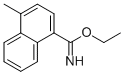 4-METHYL-NAPHTHALENE-1-CARBOXIMIDIC ACID ETHYL ESTER Struktur