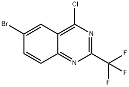 QUINAZOLINE, 6-BROMO-4-CHLORO-2-(TRIFLUOROMETHYL)- price.