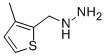 1-[(3-methylthiophen-2-yl)methyl]hydrazine Struktur