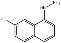 (7-HYDROXY-NAPHTHALEN-1-YL)-HYDRAZINE Struktur