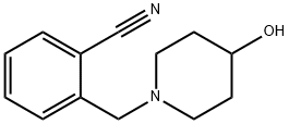 2-(4-HYDROXY-PIPERIDIN-1-YLMETHYL)-BENZONITRILE Struktur