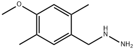 1-(4-methoxy-2,5-dimethylbenzyl)hydrazine dihydrochloride Struktur