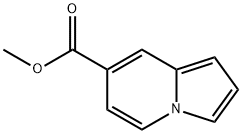 methyl indolizine-7-carboxylate Struktur