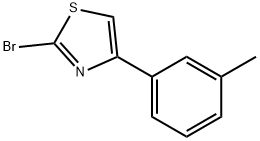 2-BROMO-4-(3-METHYLPHENYL)THIAZOLE Struktur