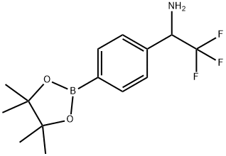 2,2,2-trifluoro-1-(4-(4,4,5,5-tetraMethyl-1,3,2-dioxaborolan-2-yl)phenyl)ethanol Struktur