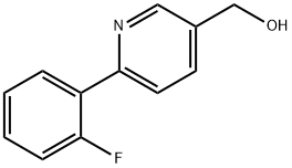 [6-(2-FLUOROPHENYL)PYRIDIN-3-YL]METHANOL Struktur