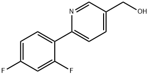 [6-(2,4-DIFLUOROPHENYL)PYRIDIN-3-YL]METHANOL Struktur