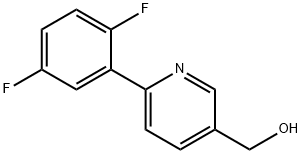 [6-(2,5-DIFLUOROPHENYL)PYRIDIN-3-YL]METHANOL Struktur