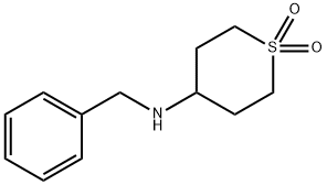 4-(benzylaMino)tetrahydro-2H-thiopyran 1,1-dioxide Struktur