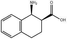 (1S,2S)-1-AMINO-1,2,3,4-TETRAHYDRO-2-NAPHTHALENECARBOXYLIC ACID Struktur