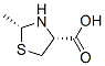 4-Thiazolidinecarboxylicacid,2-methyl-,(2R-cis)-(9CI) Struktur